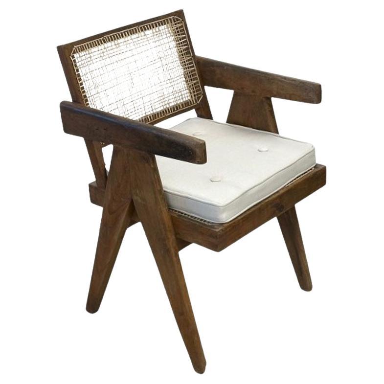 Pierre Jeanneret, French Mid-Century Modern, Arm Chair, Chandigarh c. 1960s
