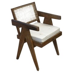 Vintage Pierre Jeanneret, French Mid-Century Modern, Arm Chair, Chandigarh c. 1960s