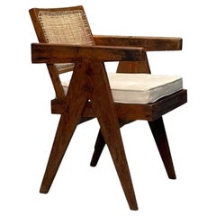 Pierre Jeanneret, French Mid-Century Modern, Arm Chair, Chandigarh c. 1960s
