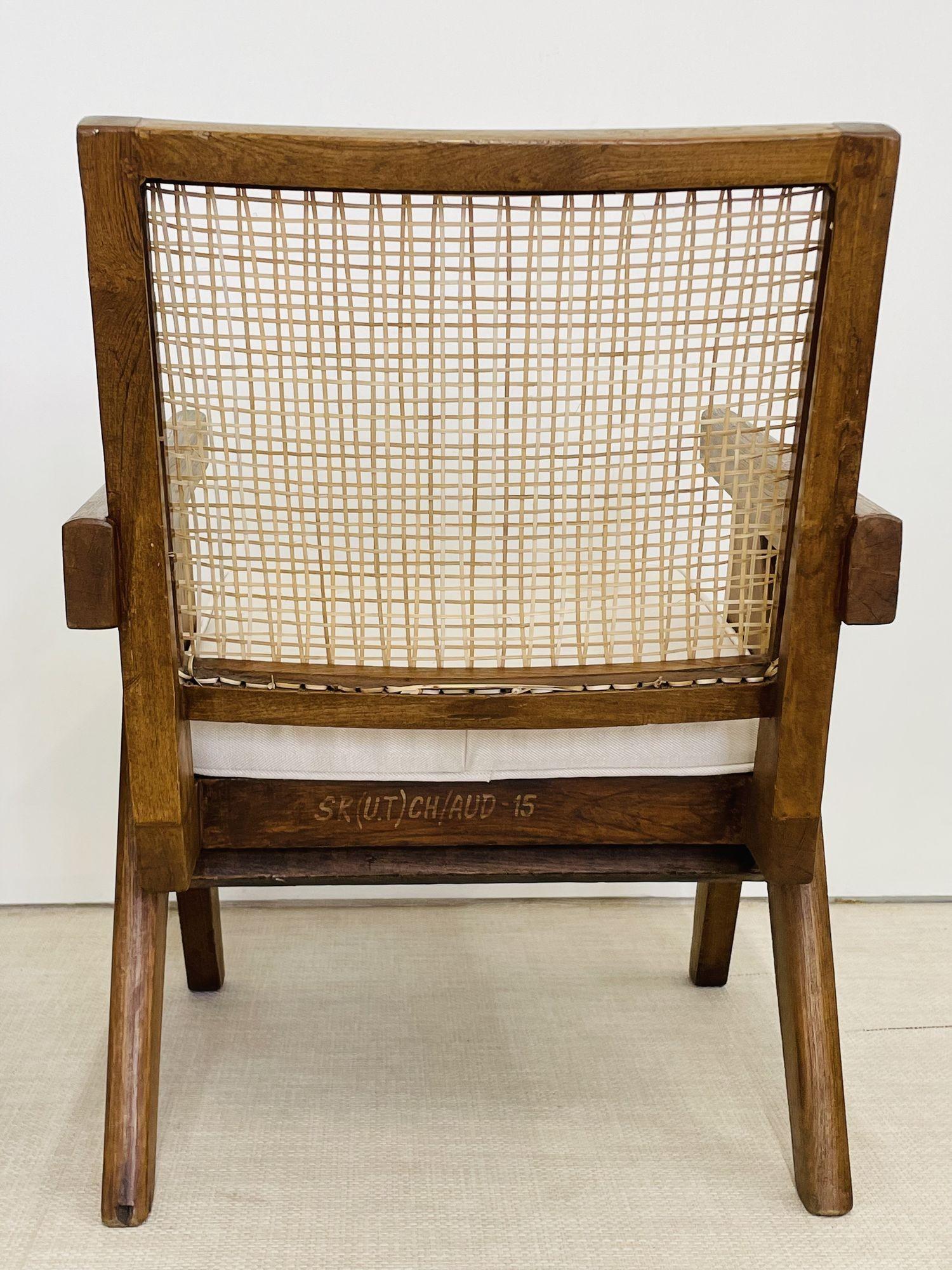 Pierre Jeanneret, French Mid-Century Modern, Easy Armchairs, Teak, Chandigarh 4