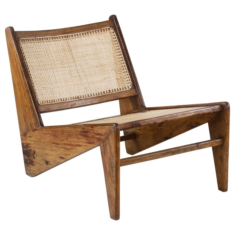 Pierre Jeanneret Kangaroo Chair Authentic Mid-Century Modern PJ-SI-59-A For  Sale at 1stDibs