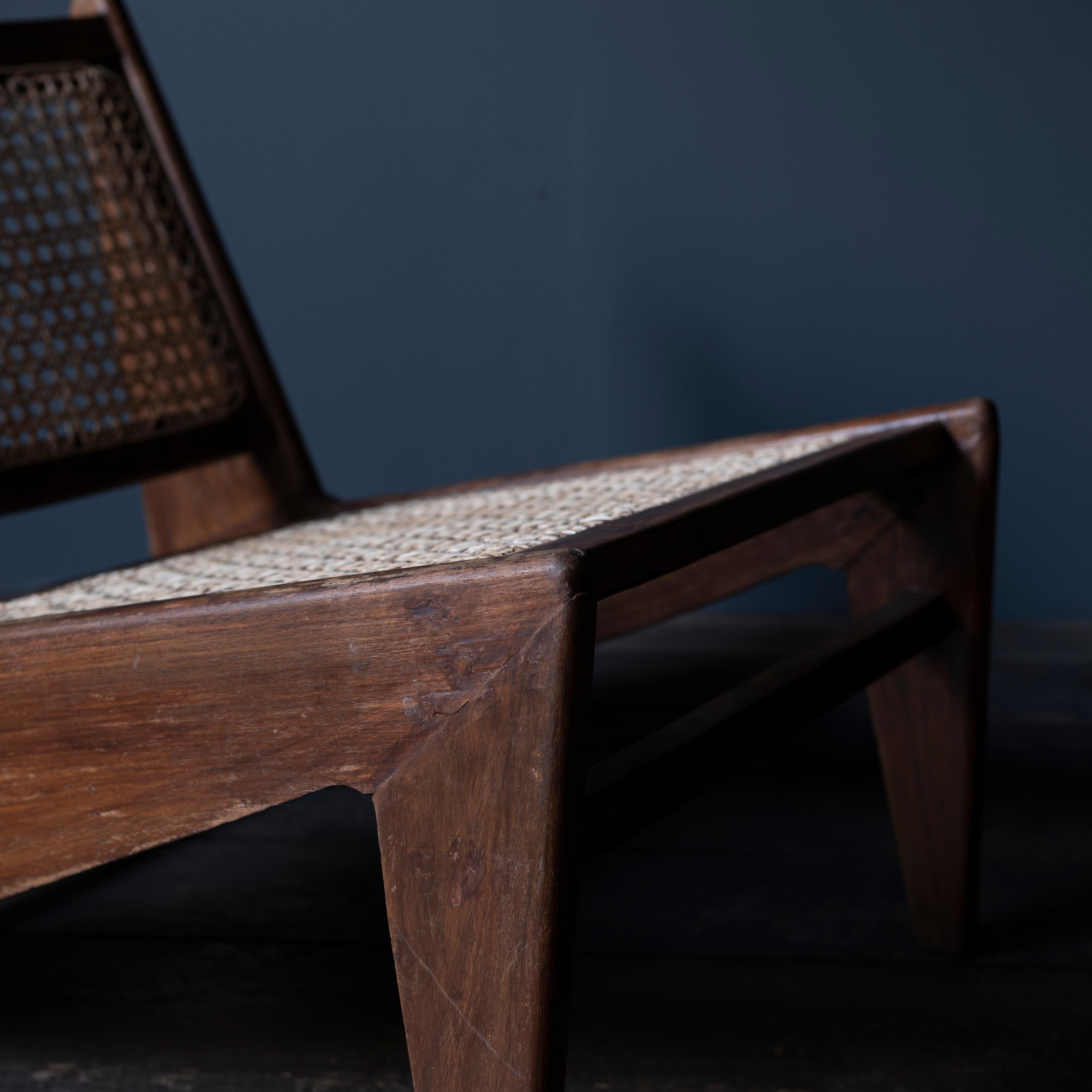 Indian Pierre Jeanneret Kangaroo Chair, circa 1950s, Chandigarh, India For Sale