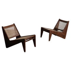 Pierre Jeanneret Kangaroo Chairs PJ-SI-59, India, 1955