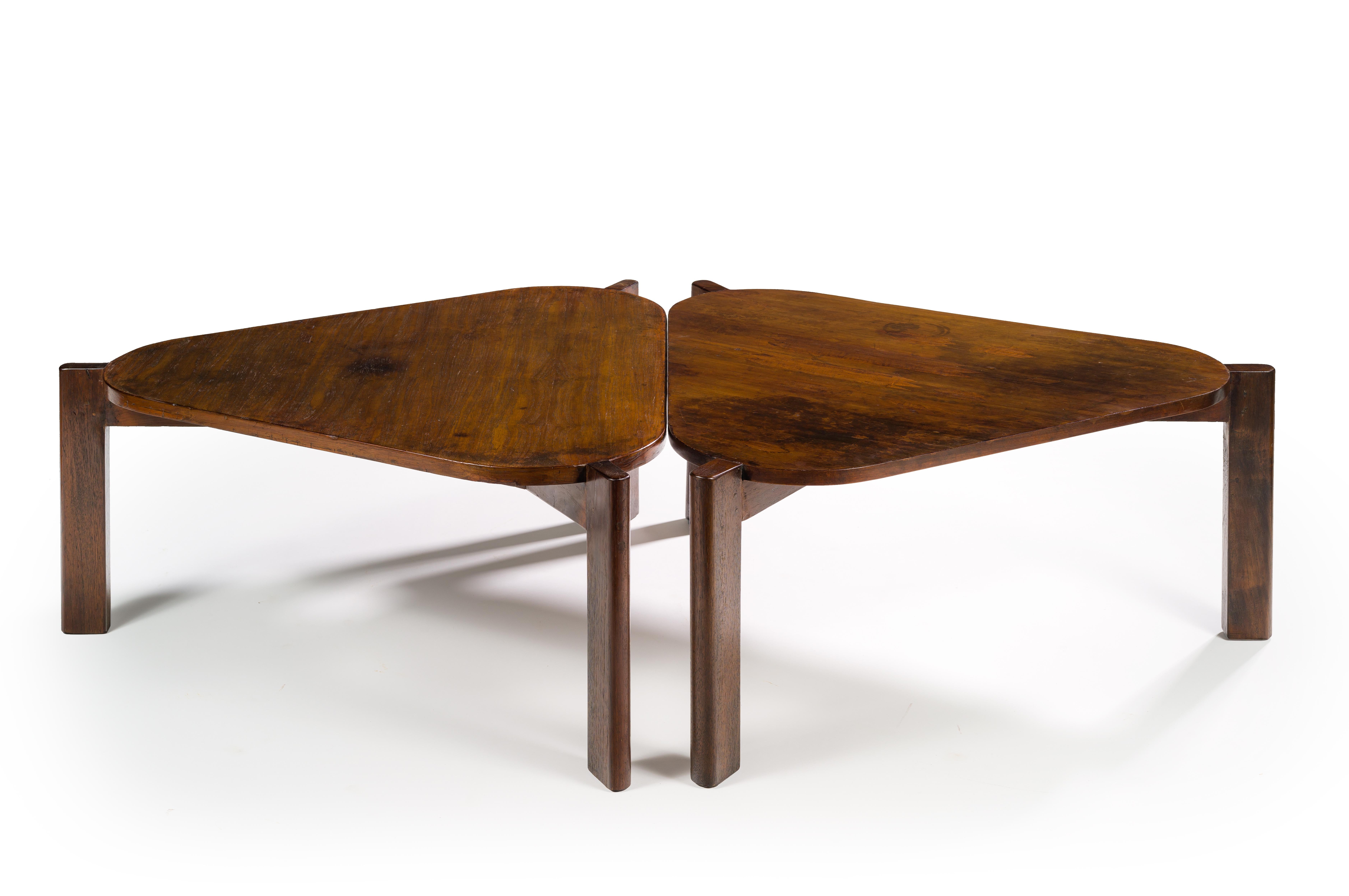 Mid-20th Century Pierre Jeanneret, Large Coffee Table, 1960