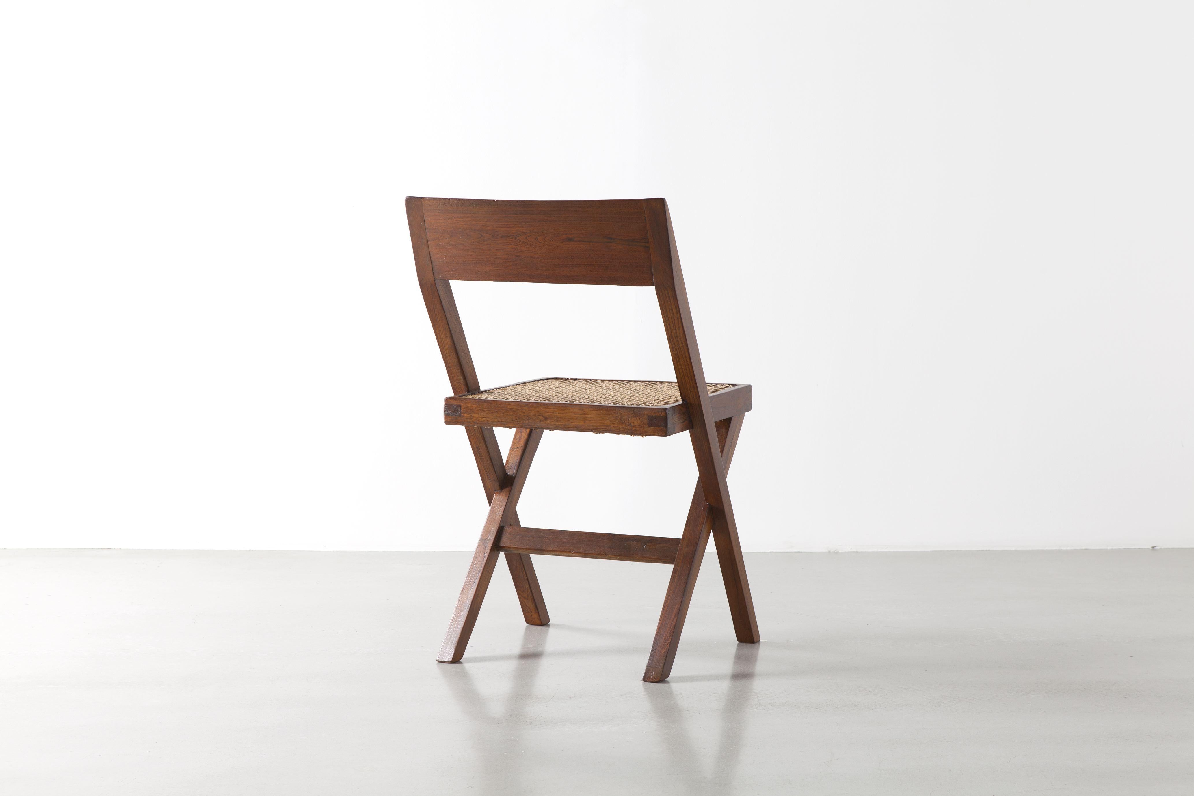 Indian Pierre Jeanneret, Library Chair, circa 1959-1960