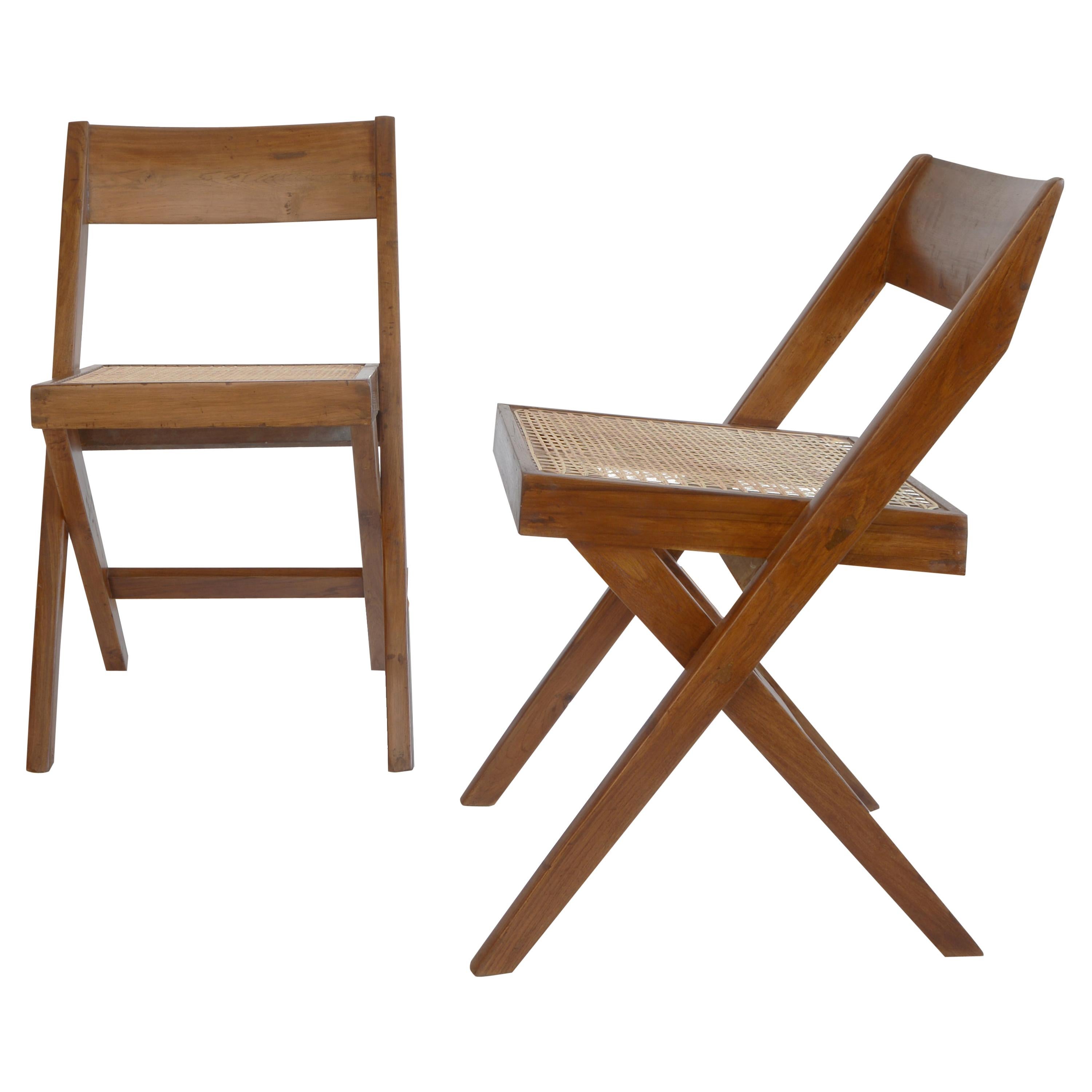 Pierre Jeanneret Library Chair AUTHENTIC Chandigarh PJ-SI-51-A