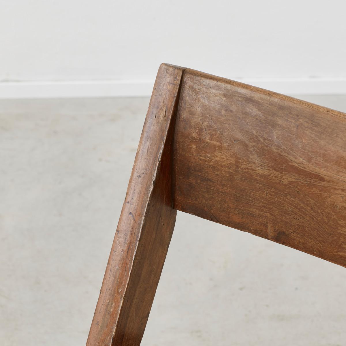 Pierre Jeanneret ‘Library’ chair, model no. PJ-SI-51-A, France/India, 1956 For Sale 3
