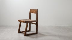 Pierre Jeanneret Library Chair Model No. PJ-SI-54-A Chandigarh, 1960s