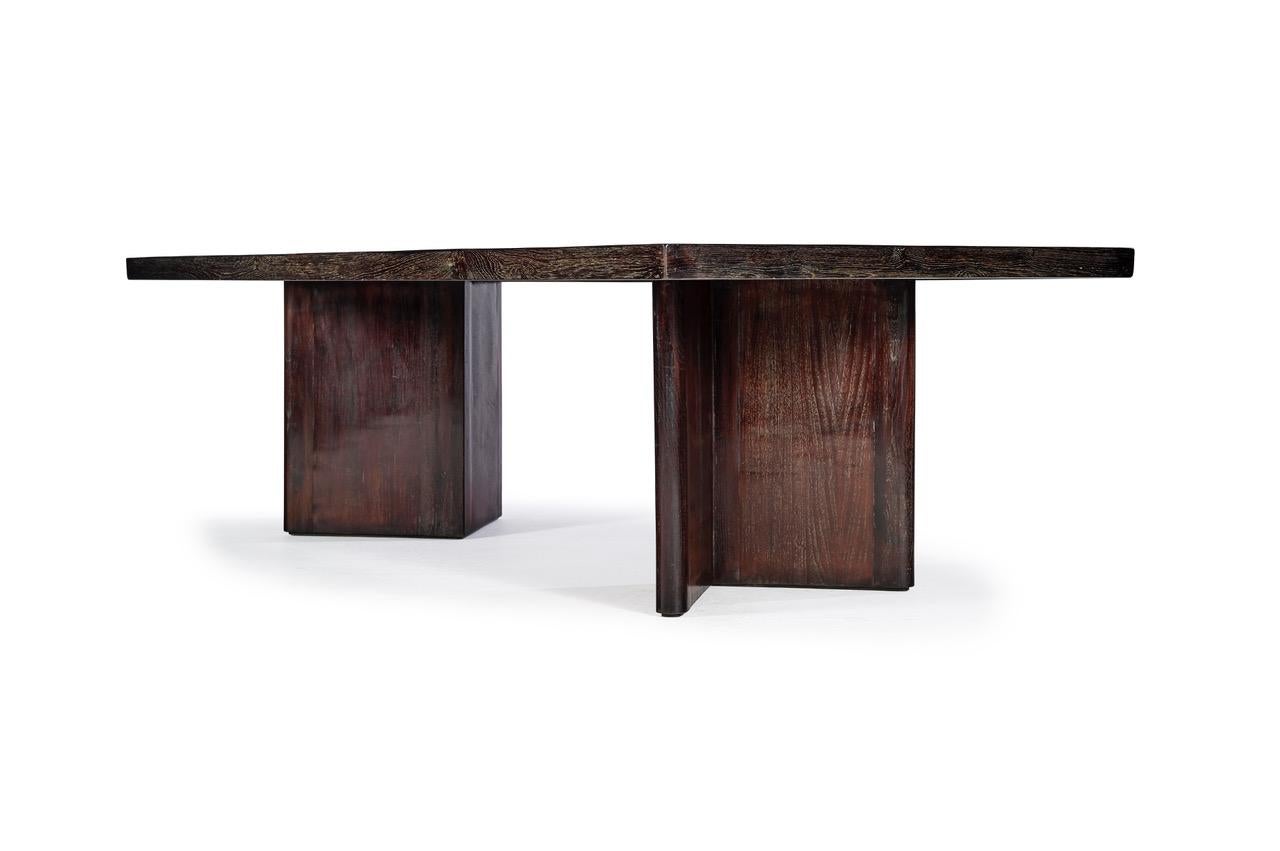 Pierre Jeanneret, Library Table, Chandigarh, circa 1955 In Fair Condition In Paris, FR