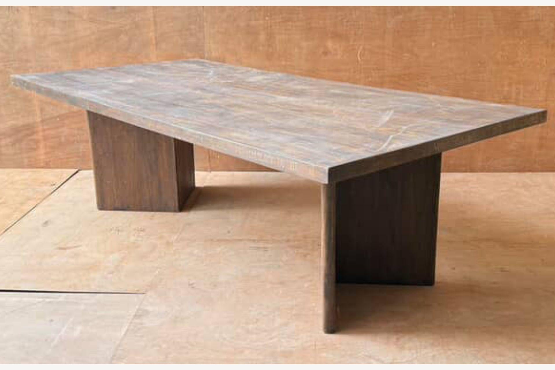 Hand-Crafted Pierre Jeanneret Library Table, Model PJ-TAT-08-A, 1955–56, India For Sale