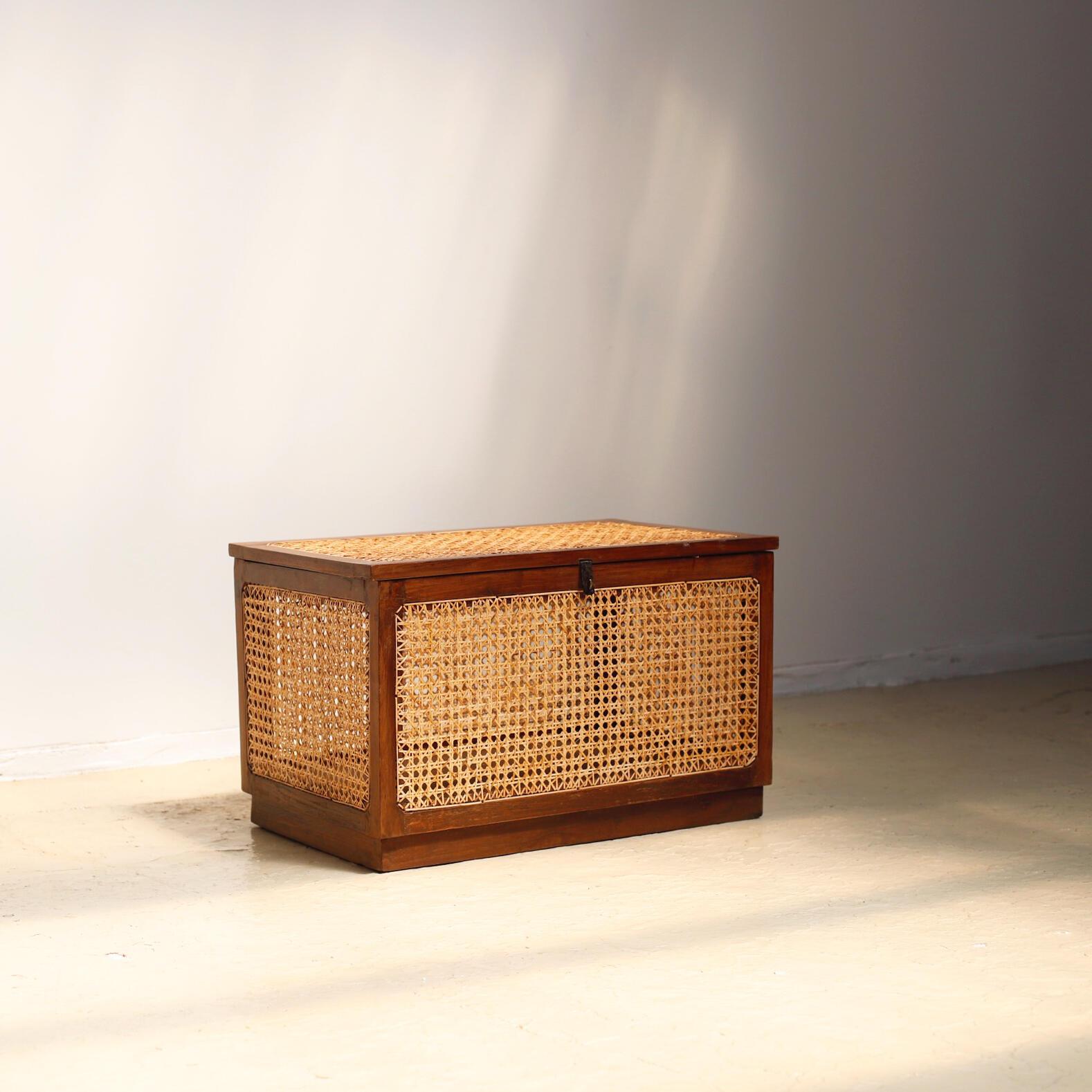 Indian Pierre Jeanneret Linen Chest from the M.L.A. Flats Building, Chandigarh