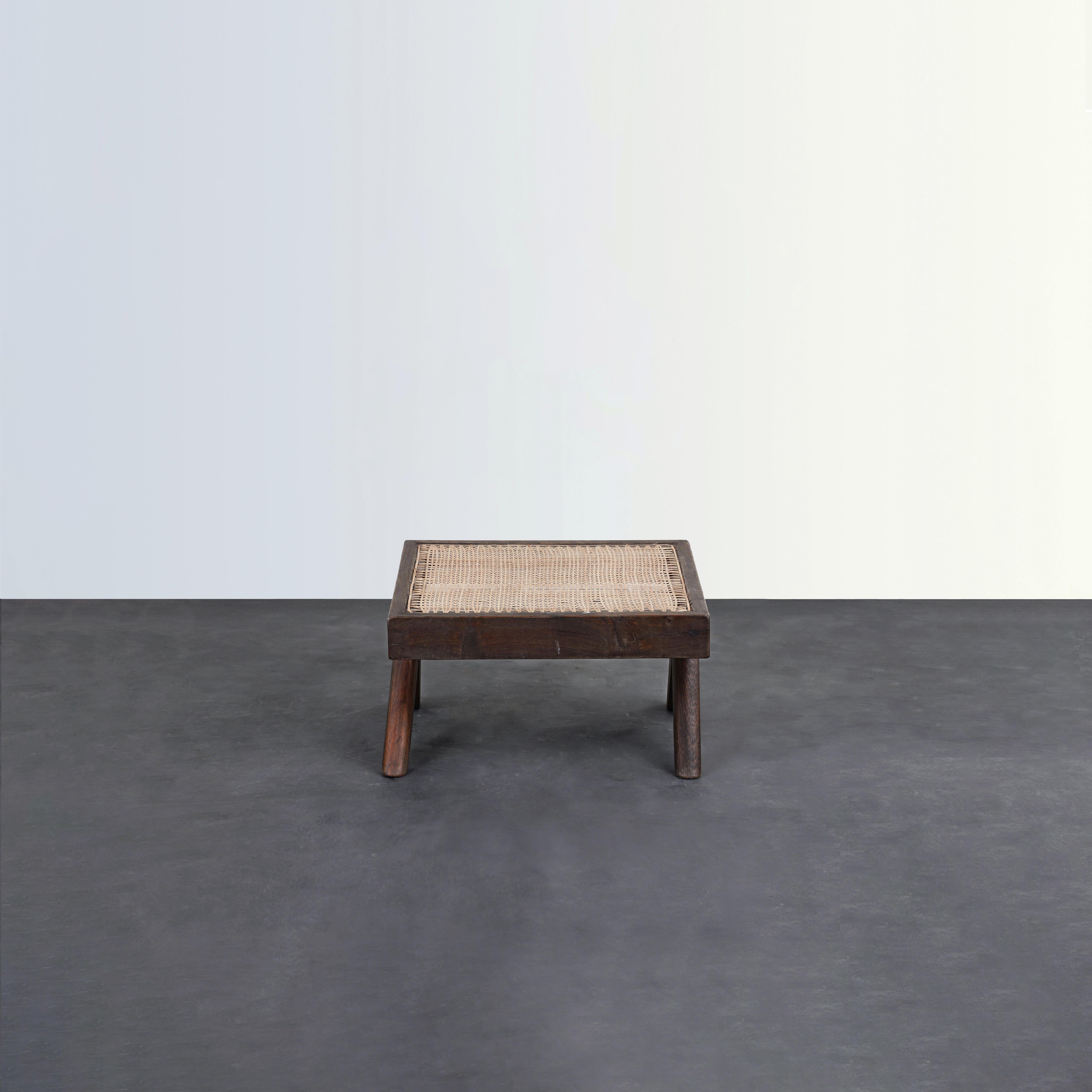 pierre jeanneret caned stool