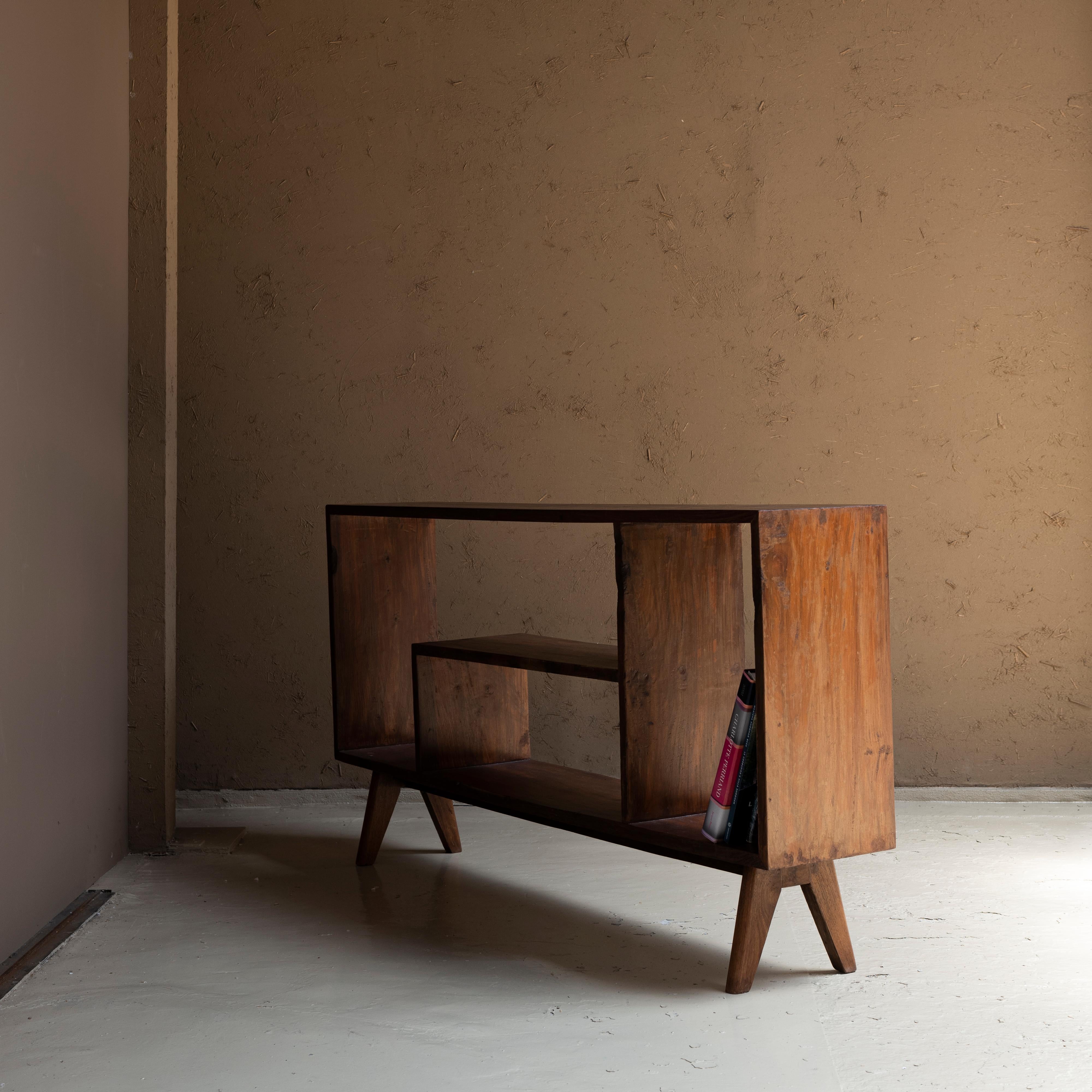 Indian Pierre Jeanneret Low Cupboard, 1960s, Chandigarh, India