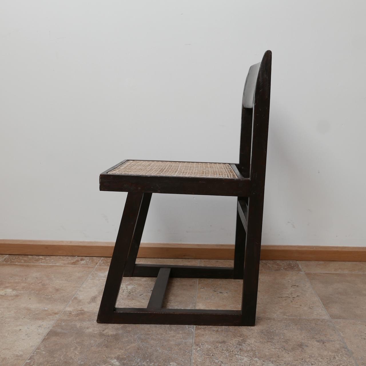 Pierre Jeanneret Mid-Century Box Chair 4