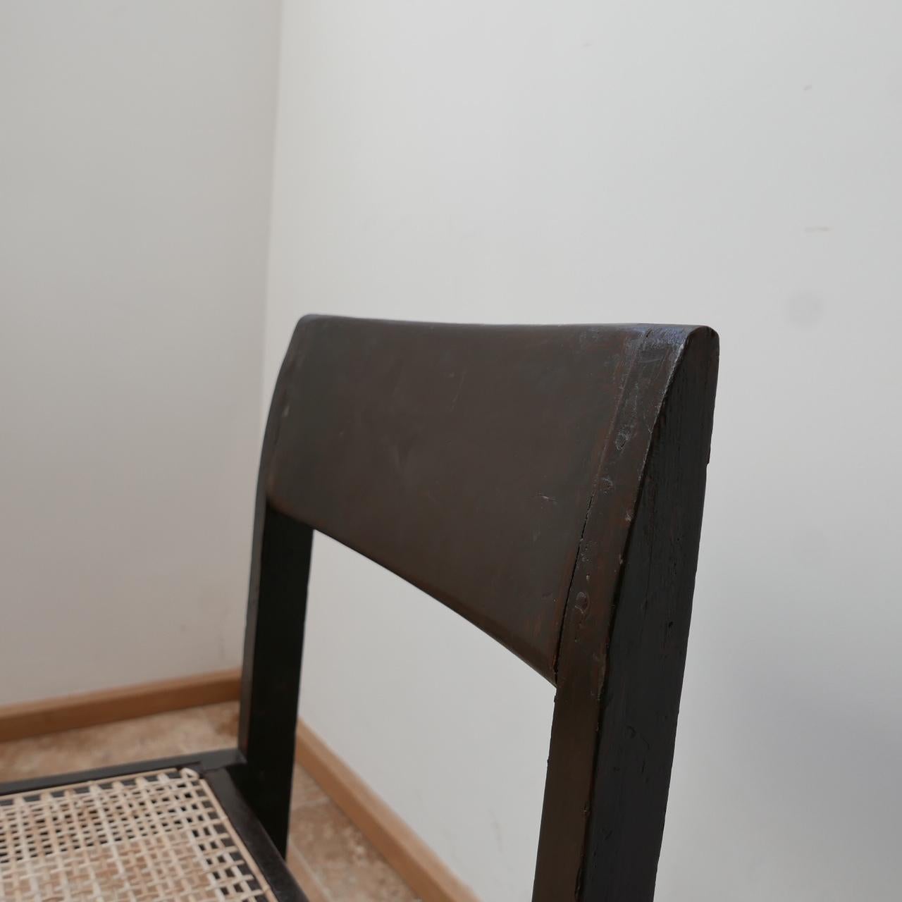 Pierre Jeanneret Mid-Century Box Chair In Good Condition In London, GB