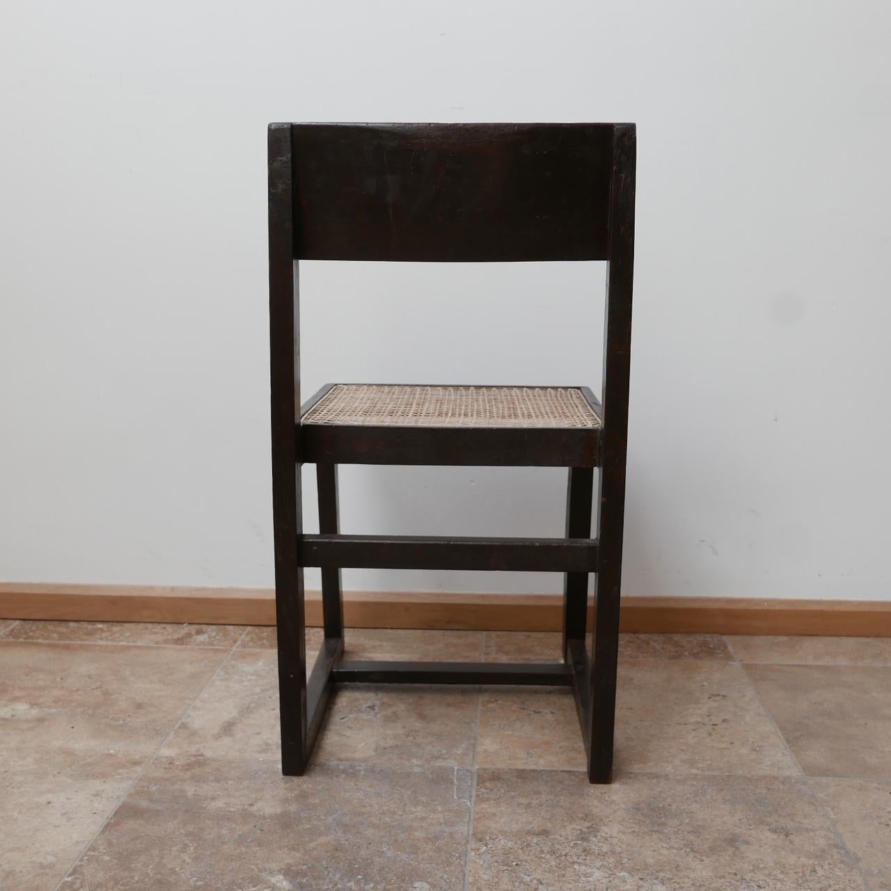 Pierre Jeanneret Mid-Century Box Chair 3