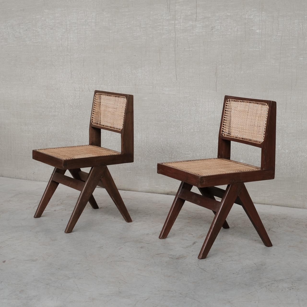 Pierre Jeanneret Mid-Century Chandigarh PJ-SI-25-A Chair For Sale 2