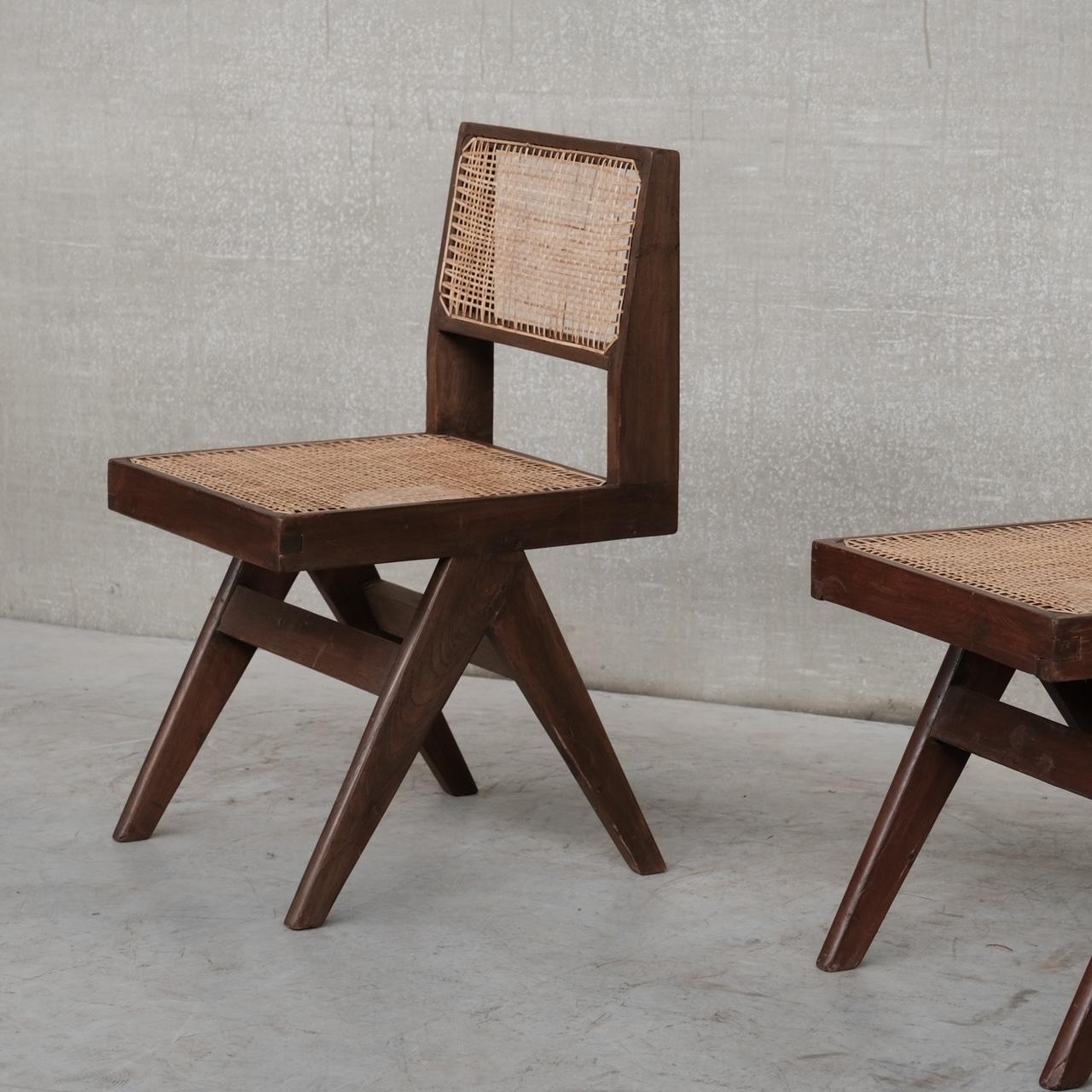 Pierre Jeanneret Mid-Century Chandigarh PJ-SI-25-A Chair For Sale 3