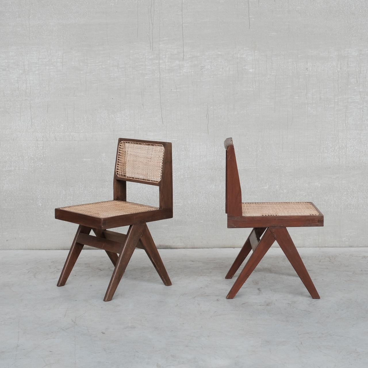 Pierre Jeanneret Mid-Century Chandigarh PJ-SI-25-A Chair For Sale 5
