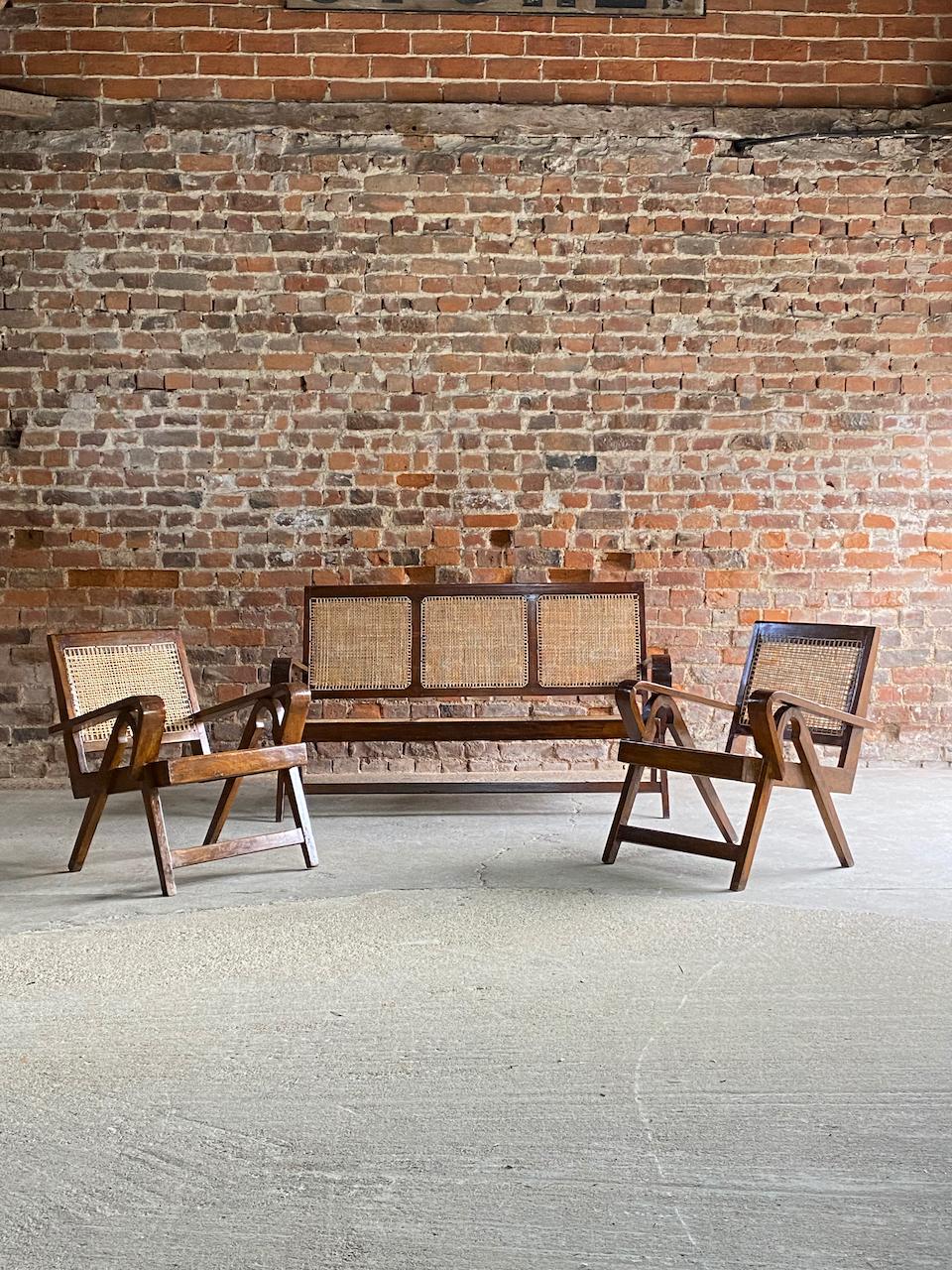 Pierre Jeanneret Lounge Armchairs *OFFICIAL CERTIFICATE BY JACQUES DWORCZAK*  For Sale 1