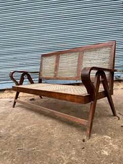 Pierre Jeanneret Teak Lounge Sofa 1956 *OFFICIAL CERTIFICATE BY JACQUES DWORCZAK
