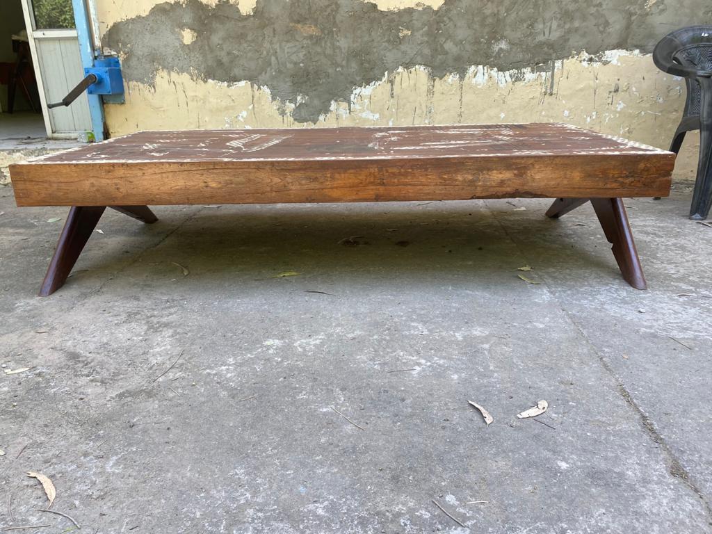 Pierre Jeanneret Model PJ-040201 Daybed Chandigarh Circa 1957-58 For Sale 4
