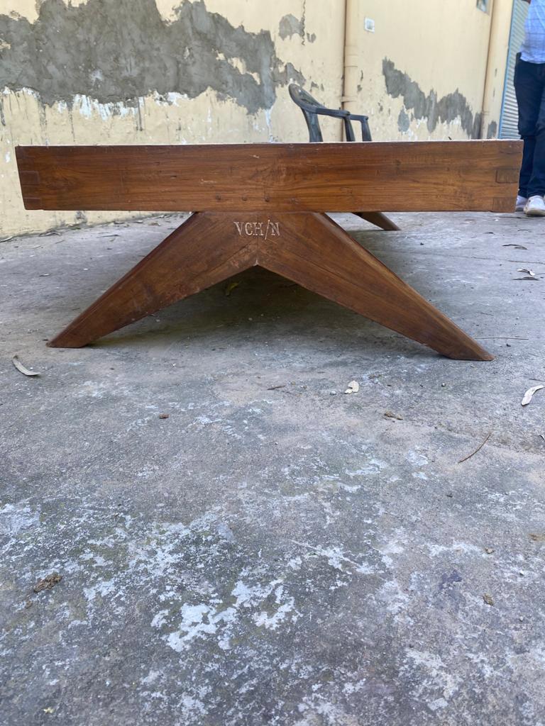 Pierre Jeanneret Model PJ-040201 Daybed Chandigarh Circa 1957-58 For Sale 8