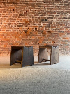 Pierre Jeanneret Model PJ-SI-68-A Sewing Stools Chandigarh India circa 1955-56