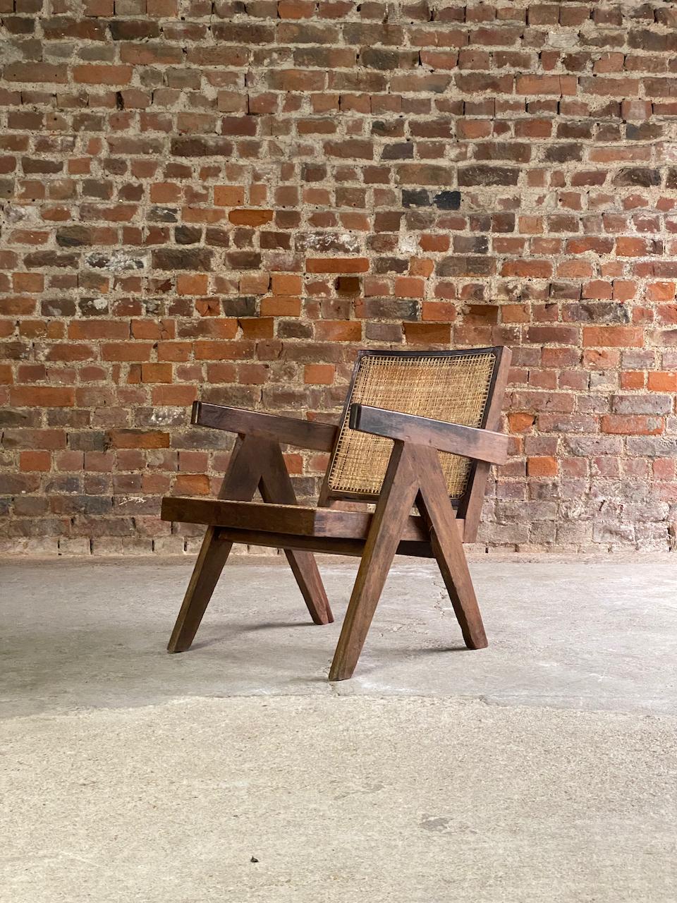 Mid-20th Century Pierre Jeanneret Model PJ010104T ‘Easy Low’ Armchair Circa 1953-54 Number 4