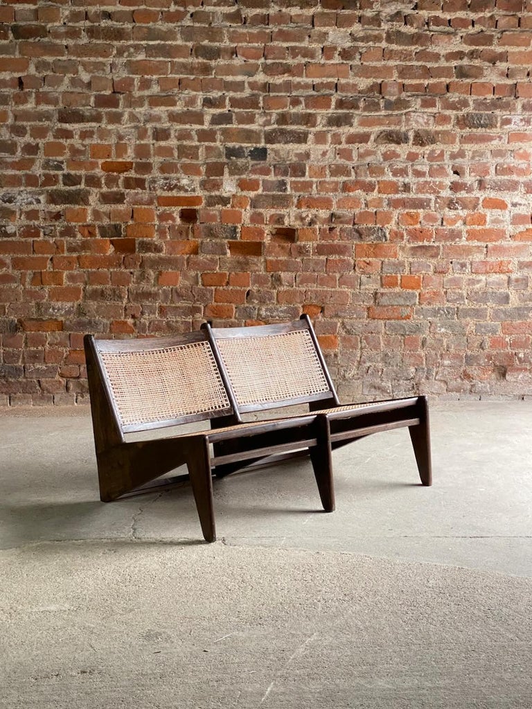 Pierre Jeanneret Model PJ010704 Kangourou Sofa Chandigarh, 1955 For