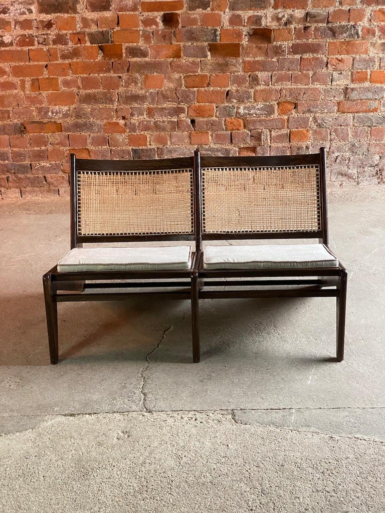 Pierre Jeanneret Model PJ010704 Kangourou Sofa Chandigarh, 1955 For