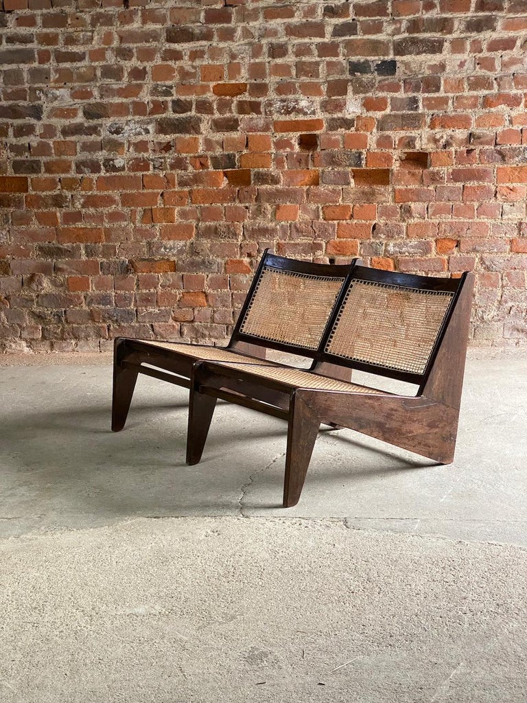 Pierre Jeanneret Model PJ010704 Kangourou Sofa Chandigarh, 1955 For
