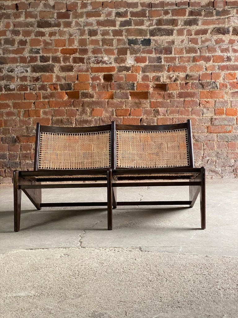 Pierre Jeanneret Model PJ010704 Kangourou Sofa Chandigarh, 1955 For
