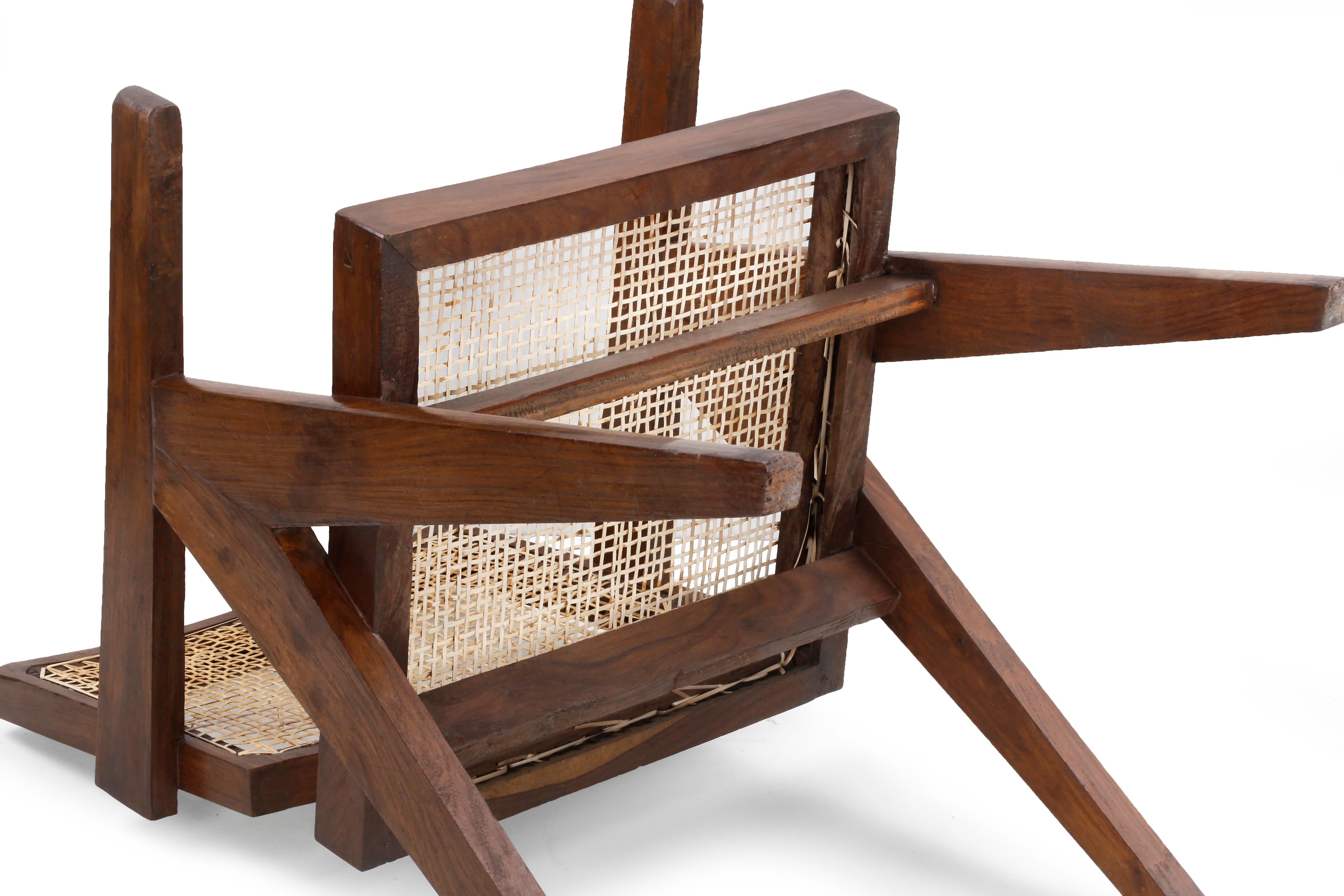 Pierre Jeanneret Office Cane Chair PJ-SI-28-A 'Authentic' 5