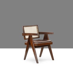 Pierre Jeanneret Office Cane Chair PJ-SI-28-A 'Authentic'