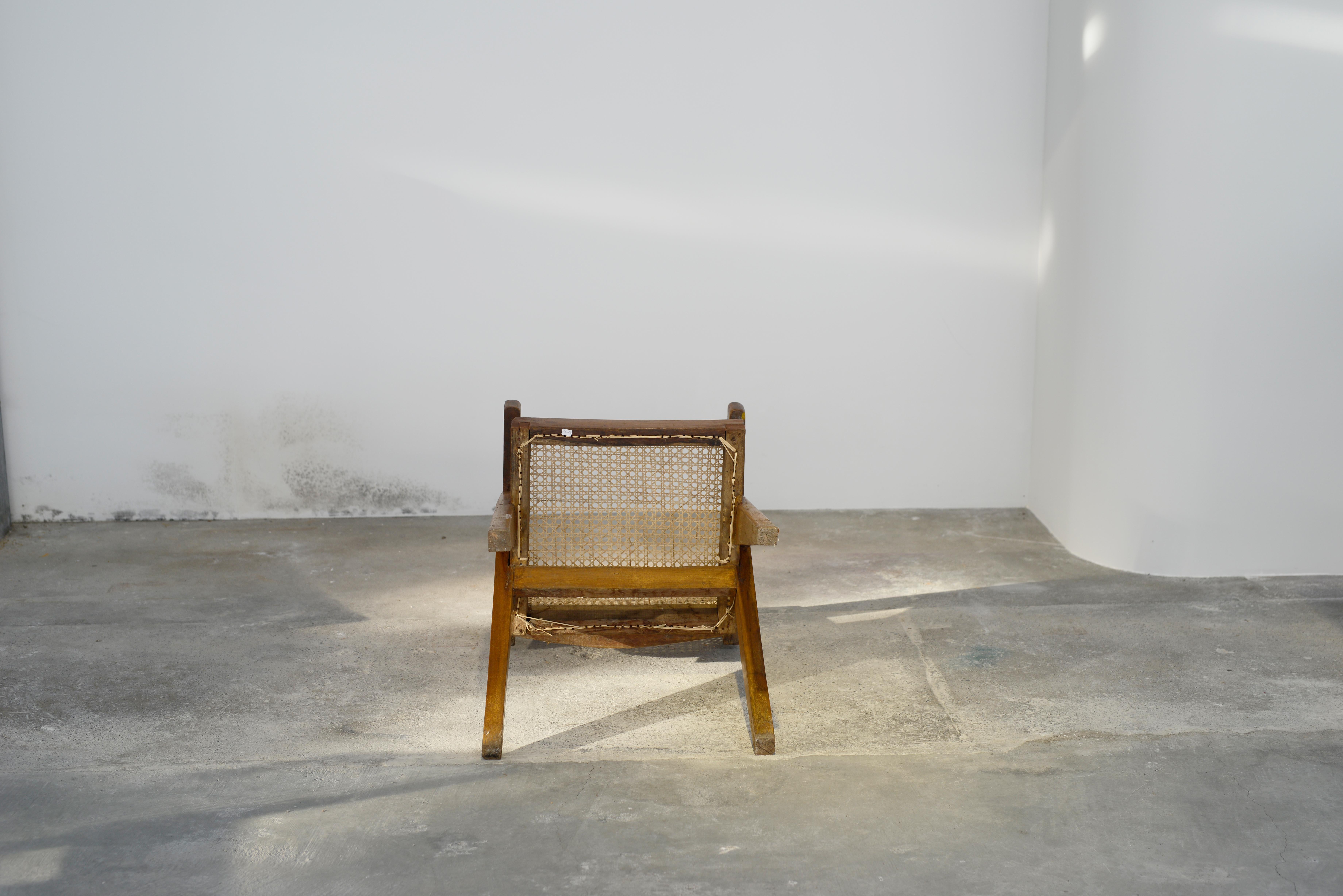Pierre Jeanneret Office Cane Chair PJ-SI-28-A 'Authentic' 2
