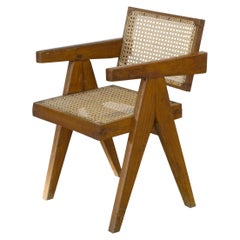 Pierre Jeanneret Office Cane Chair PJ-SI-28-A 'Authentic'