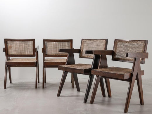 Pierre Jeanneret Office Chair Chandigarh India Model Pj Si 28 A 1950s For Sale At 1stdibs