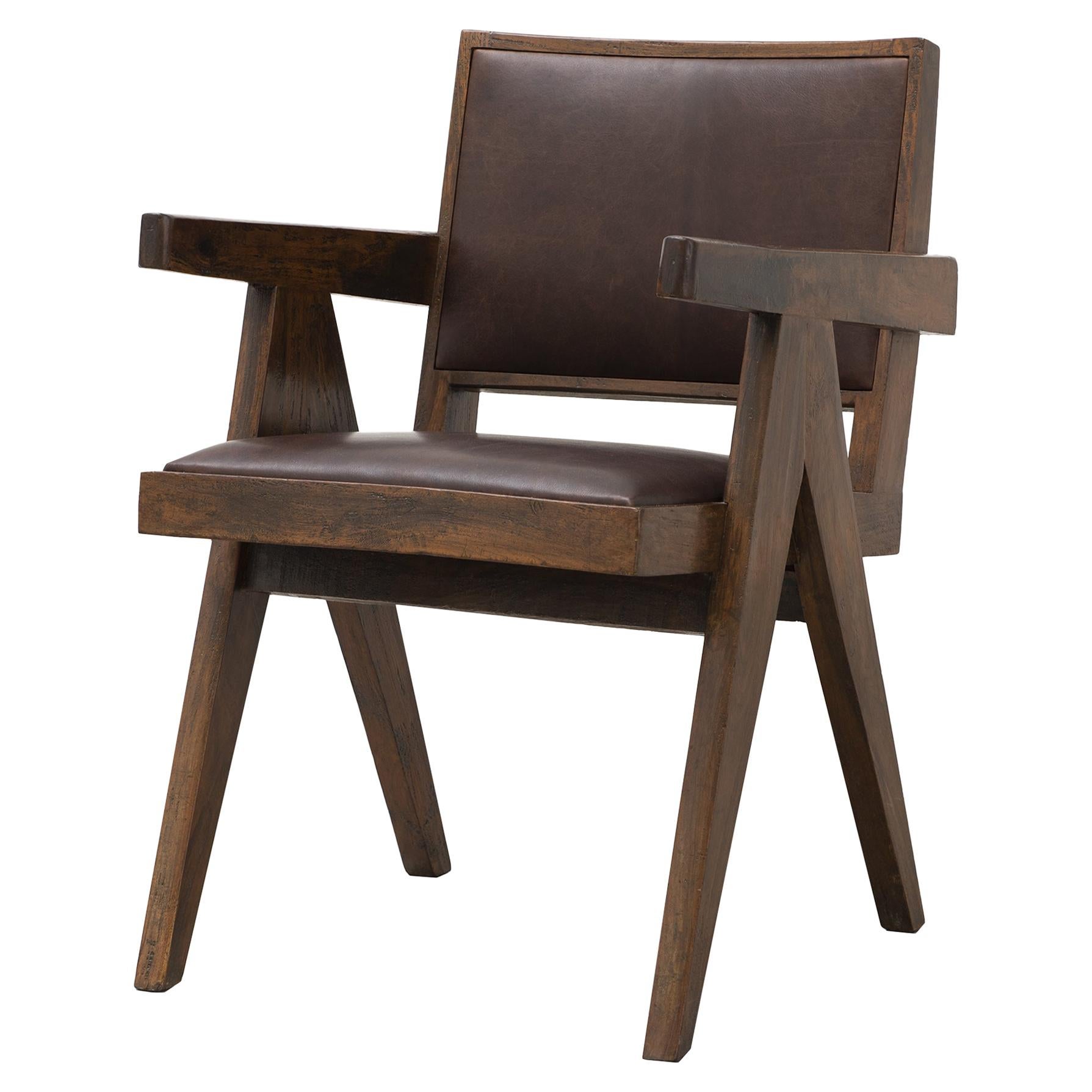 Pierre Jeanneret, "Office" Chair, circa 1955-1956 For Sale