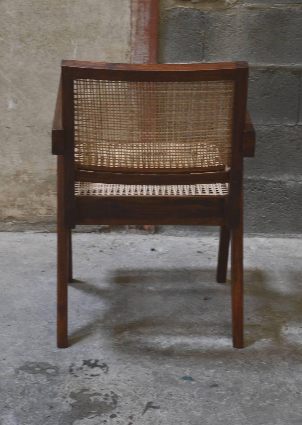 Pierre Jeanneret Office Chair In Good Condition In BREST, FR