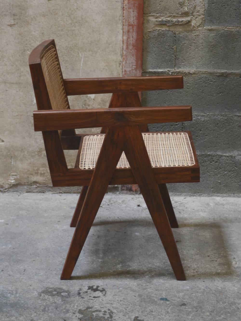 Mid-20th Century Pierre Jeanneret Office Chair