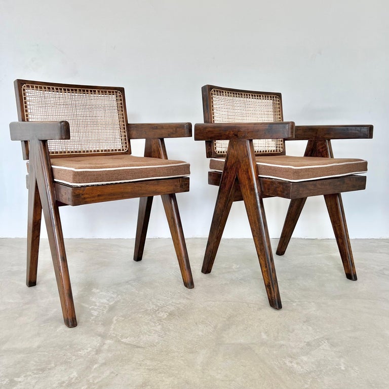 Pierre Jeanneret Office Chairs, 1950s Chandigargh For Sale 4