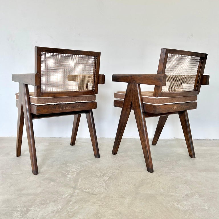 Pierre Jeanneret Office Chairs, 1950s Chandigargh For Sale 5