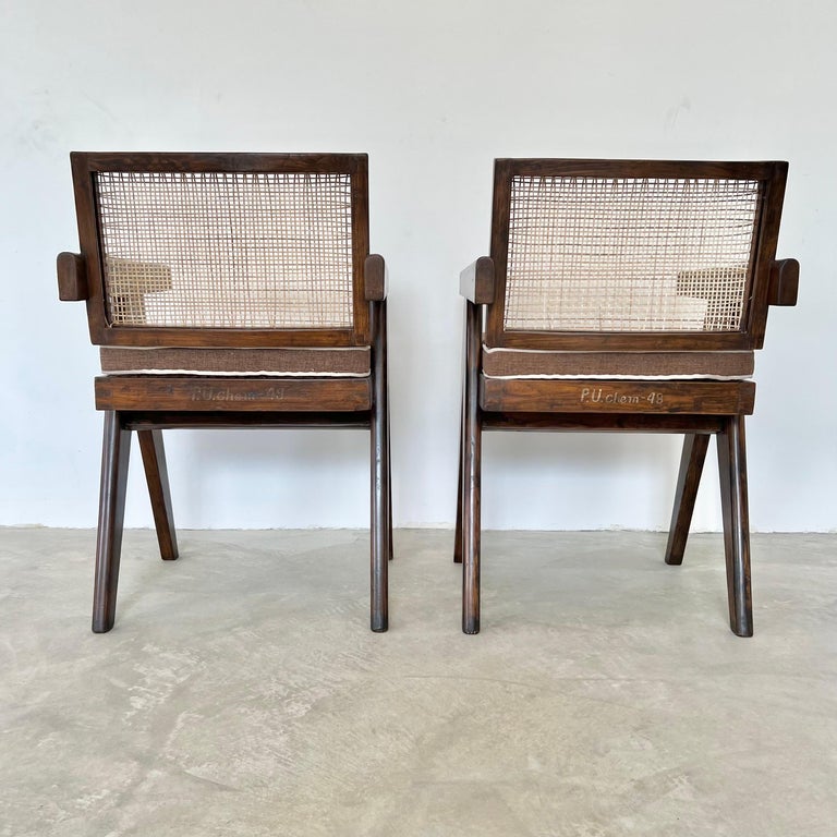 Pierre Jeanneret Office Chairs, 1950s Chandigargh For Sale 2