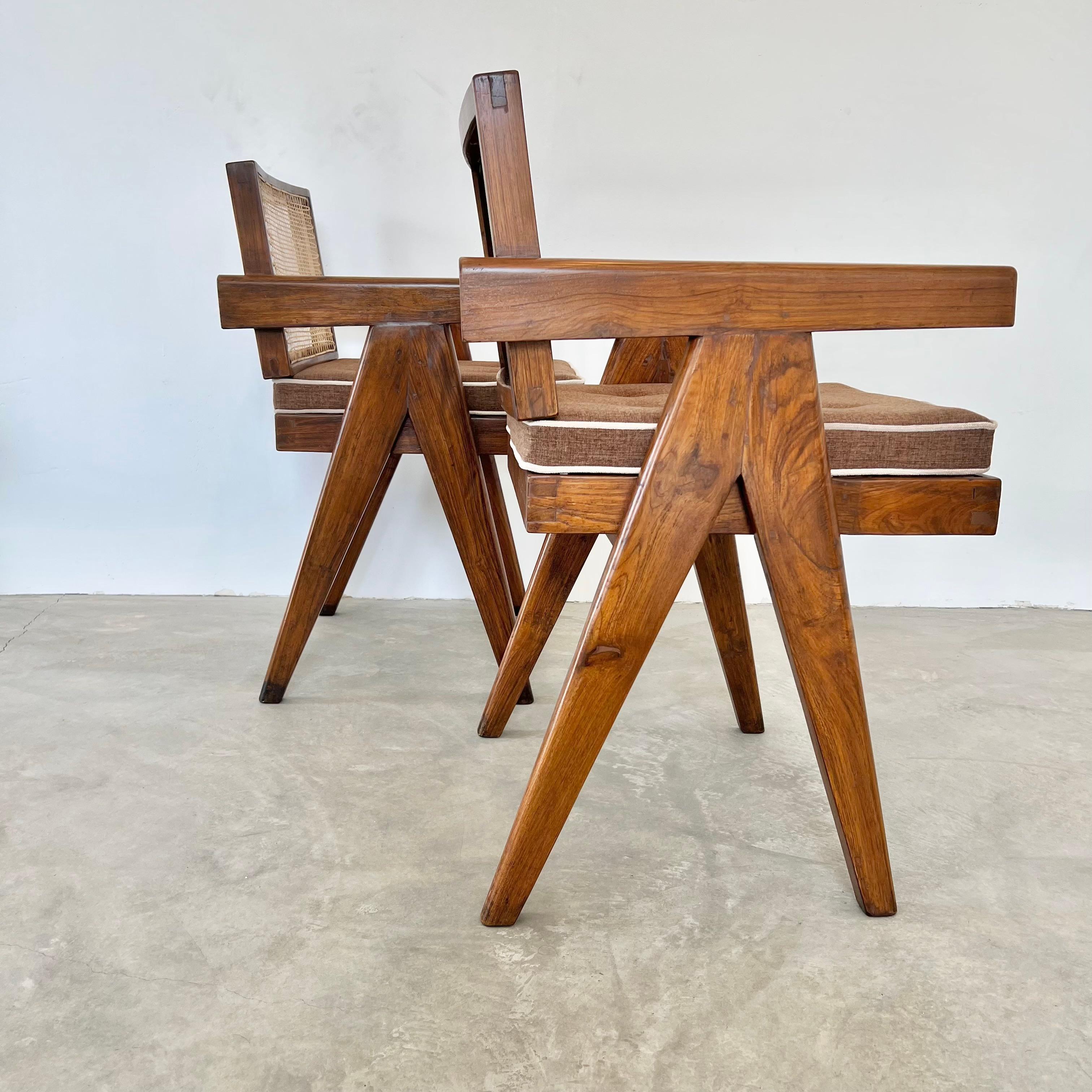 Pierre Jeanneret Office Chairs, 1950s Chandigargh For Sale 3