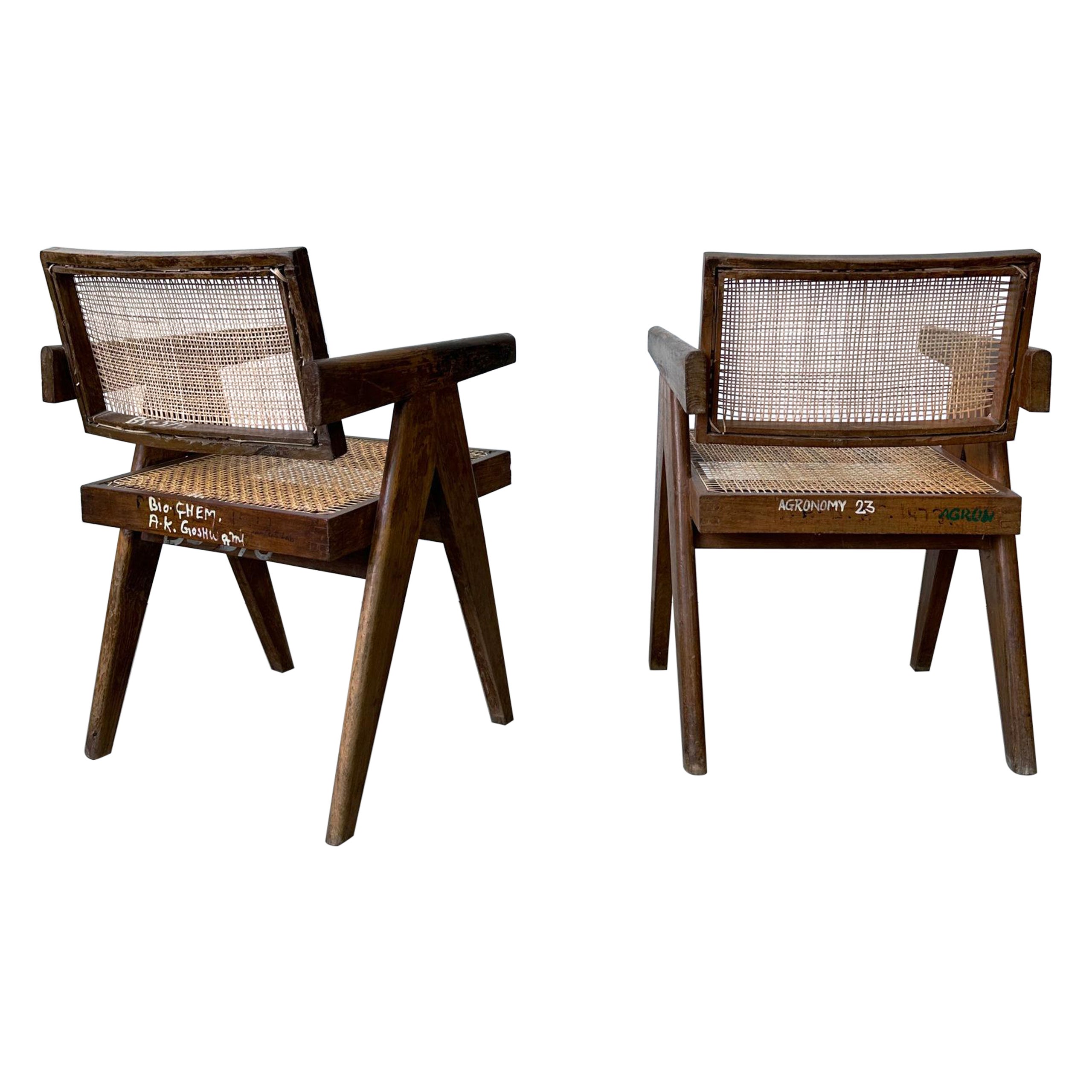 Sedie da ufficio Pierre Jeanneret PJ-SI-28-A