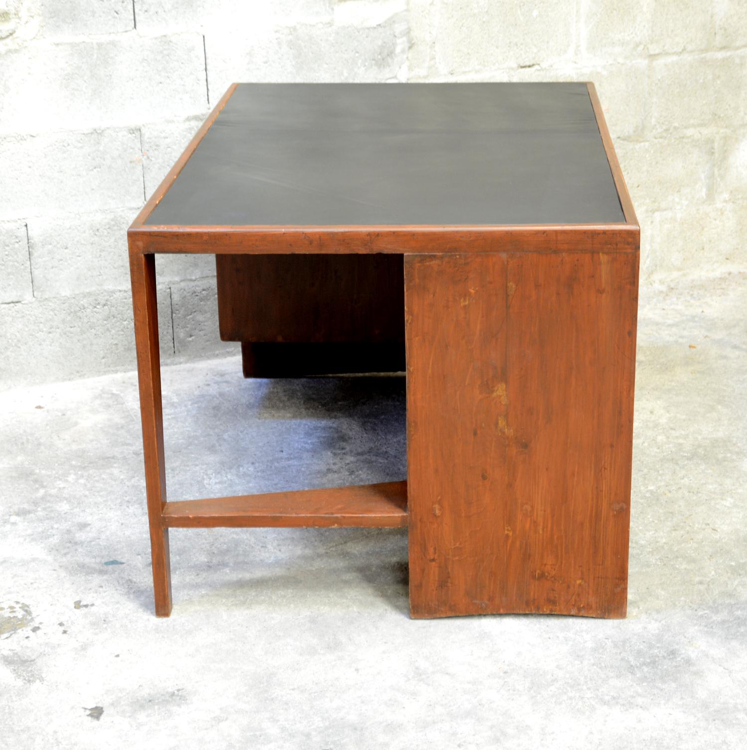 Mid-20th Century Pierre Jeanneret Office Desk For Sale