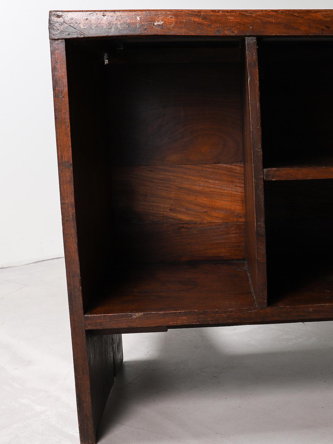 Pierre Jeanneret Desk with Bookcase, Model no. PJ-BU-02-A 11