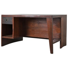 Pierre Jeanneret Desk with Bookcase, Model no. PJ-BU-02-A