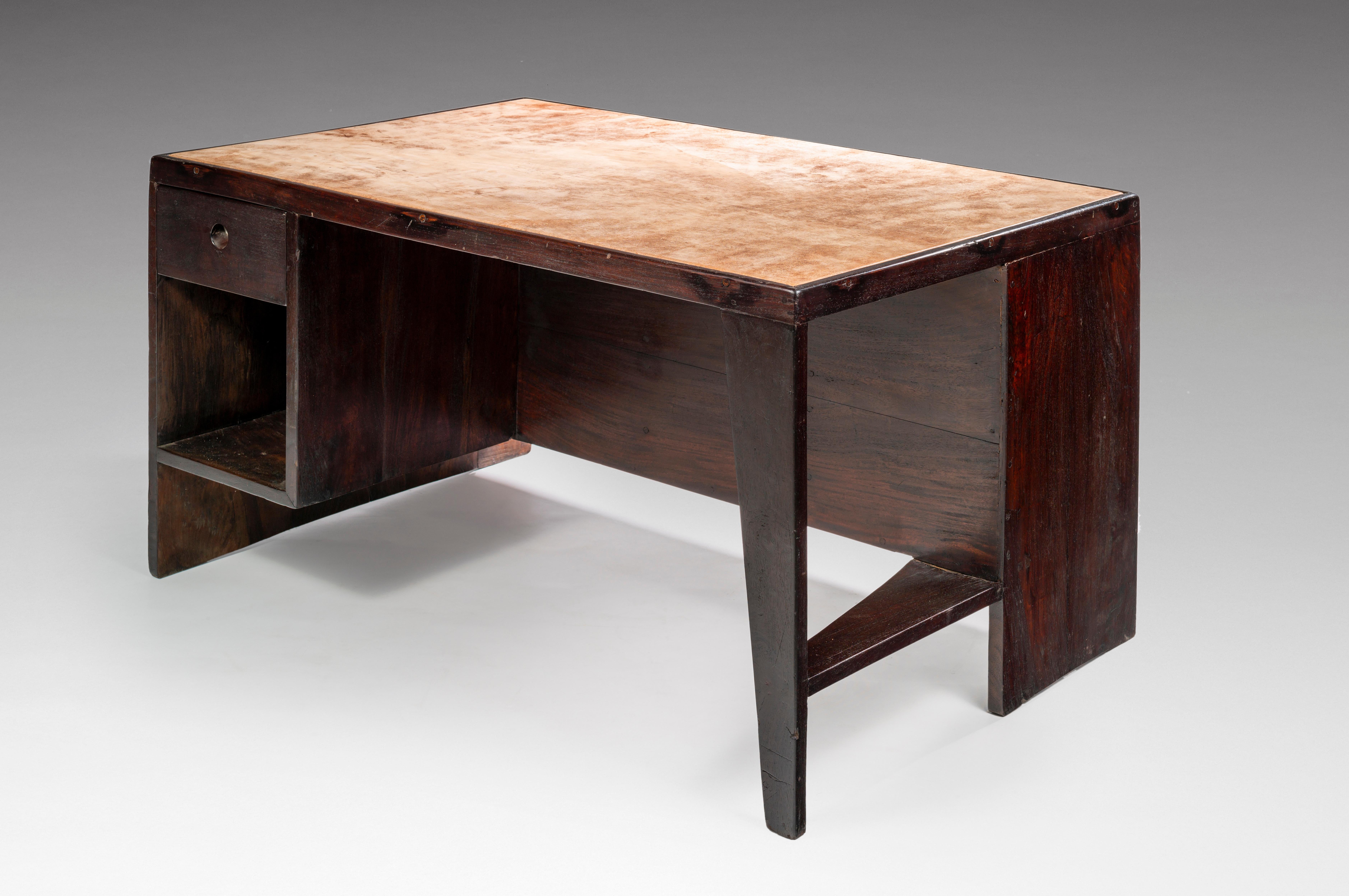 Indian Pierre Jeanneret, Office Table PJ-BU-02-A, circa 1957